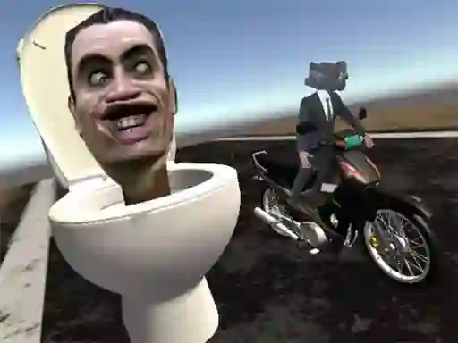 Laro Skibidi Toilet Moto Bike Racing 2 online