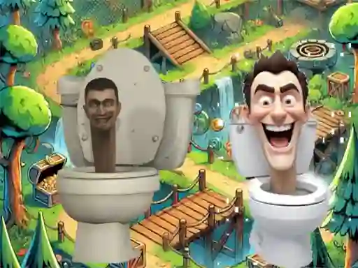 Laro Skibidi Toilet Cross The Road online