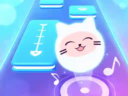 Laro Music Cat! Piano Tiles Game 3D online