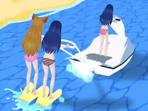 Laro Girl Surfer 3D online