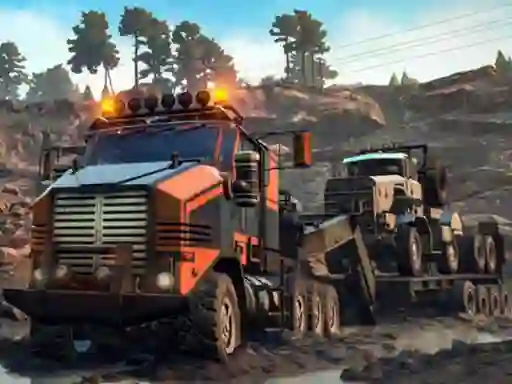 Laro Trucks in Mud Jigsaw online