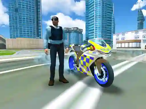 Laro Police Motorbike Traffic Rider online