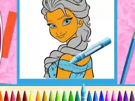 Laro The Princess Sisters Coloring online