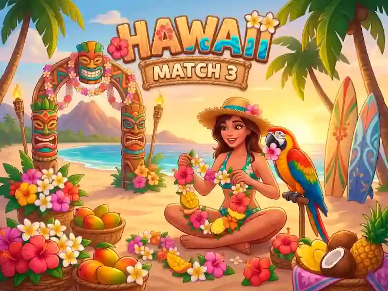 Laro Hawaii Match 3 online