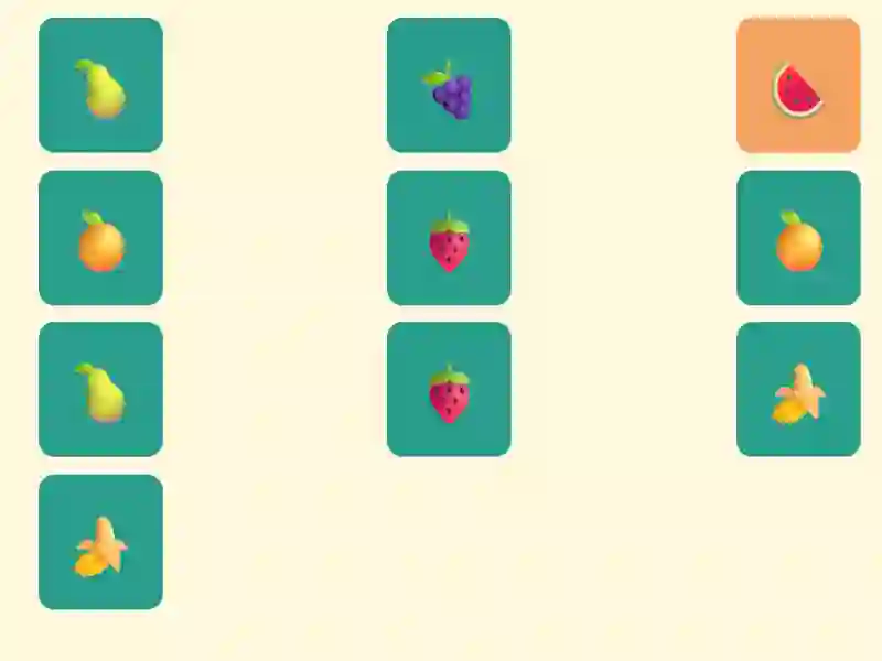 Laro Simple Fruit Memory online