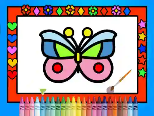 Laro Color and Decorate Butterflies online
