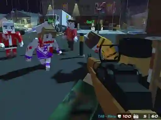 Laro GunGame 24 Pixel online