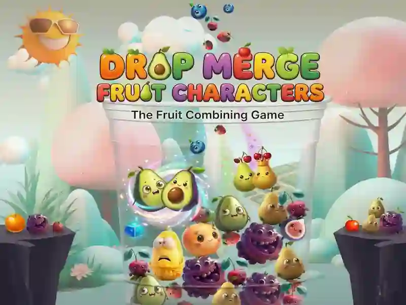 Laro Drop Merge Fruit Characters online