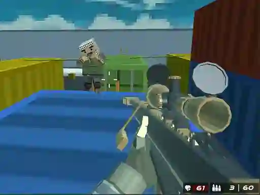 Laro Shooting Blocky Combat Swat Gungame Survival online