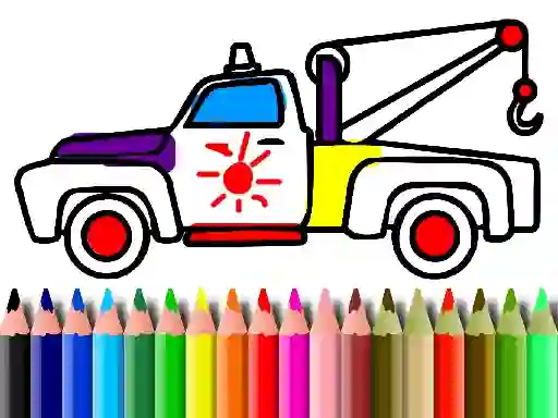 Laro Back To School: Trucks Coloring online