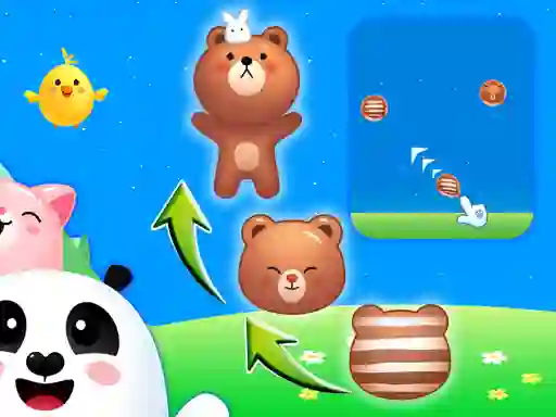 Laro Animal Merge: Bubble Shooter online