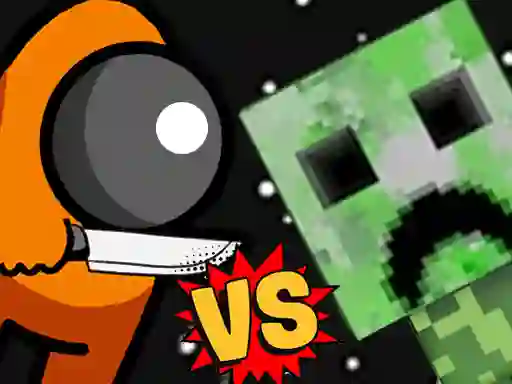 Laro Among vs Creeper Fight online