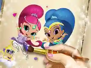 Laro Shimmer And Shine Coloring Book online