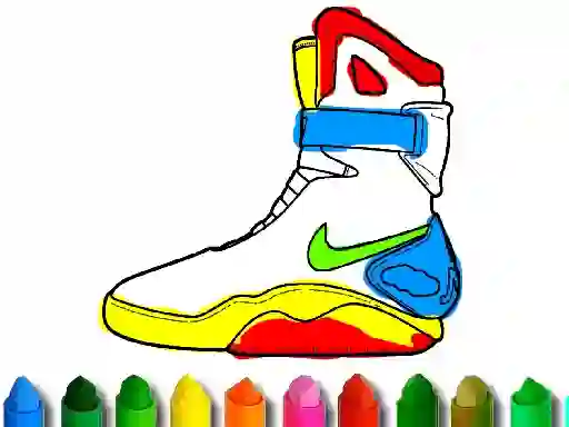 Laro Back To School: Shoe Coloring online