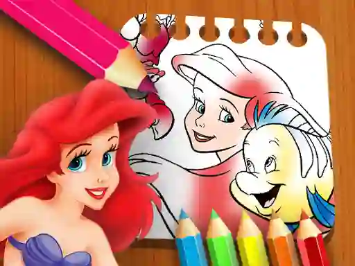 Laro The Little Mermaid Coloring Book online