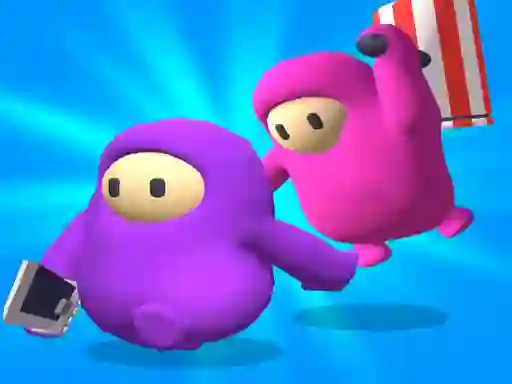 Laro Fall Heroes Fun Guys Run online