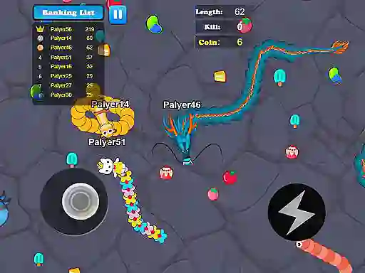 Laro Greedy Snake Multiplayer Duel online