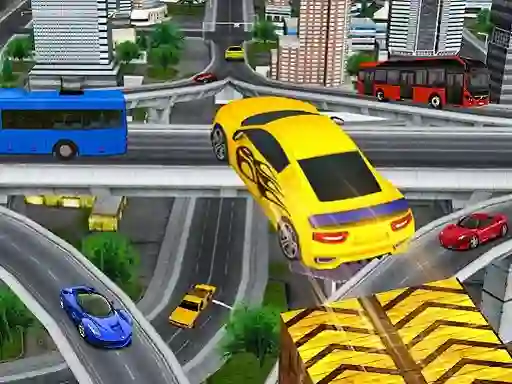 Laro Crazy Car Impossible Stunt Challenge Game online