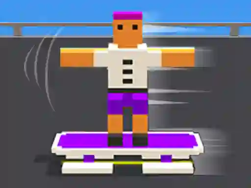 Laro Blocky Skater Rush online