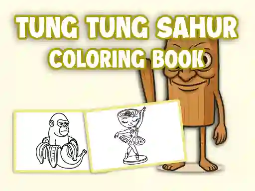 Laro Tung Tung Sahur Coloring Book online