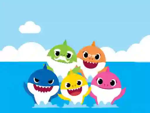 Laro Baby Shark Coloring online