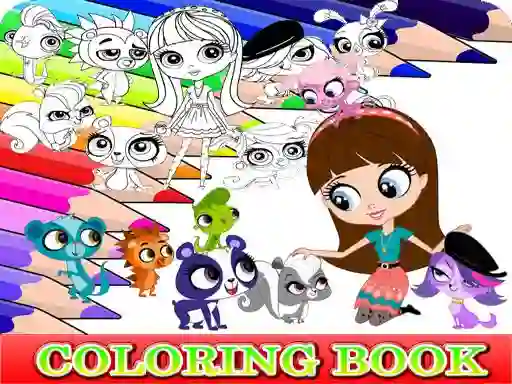 Laro Coloring Book for Littlest Pet Shop online