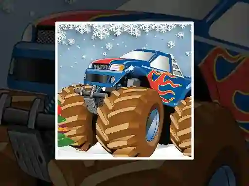 Laro Winter Monster Truck Puzzles online