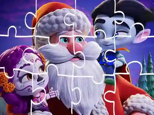 Laro Super Monsters Christmas Jigsaw online