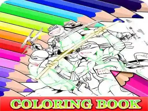 Laro Coloring Book for Ninja Turtle online