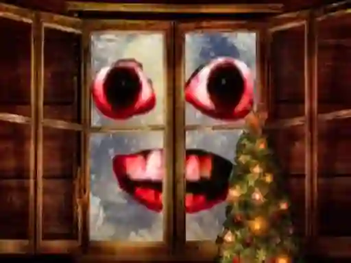 Laro New Year: Santa Claus outside the window online
