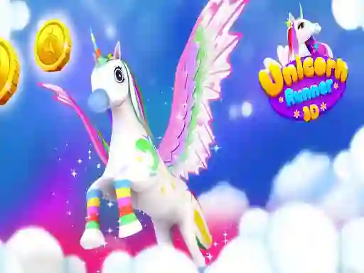 Laro Unicorn Run 3D online