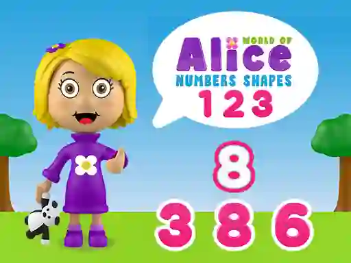 Laro World of Alice Numbers Shapes online