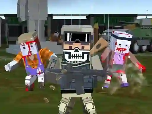 Laro Combat Pixel Arena 3D Zombie Survival online