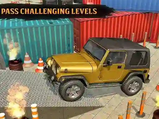 Laro Classic Real 4x4 Jeep Parking Drive Game online