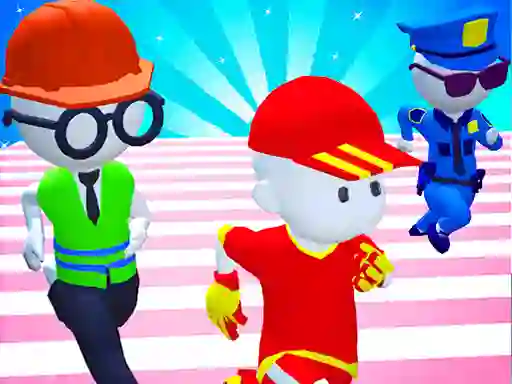 Laro Knockout Fall Guys 3D Run Royale Race online