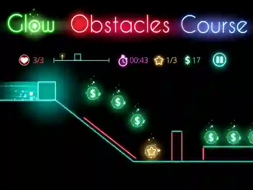 Laro Glow obstacle course online