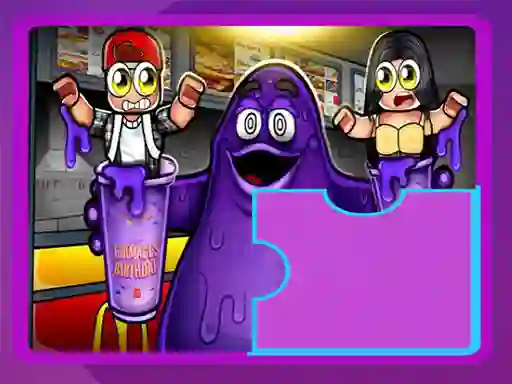 Laro Grimace Shake Puzzle online