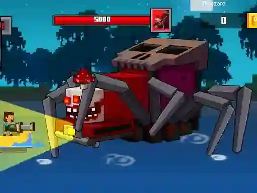 Laro Pirate Block Craft Monster Shooter online