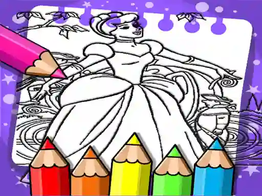 Laro Cinderella Color Book online