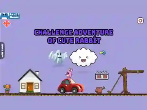 Laro Challenge adventure of cute rabbit online