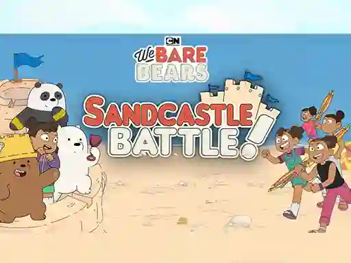Laro Sandcastle Battle! We Bare Bears online