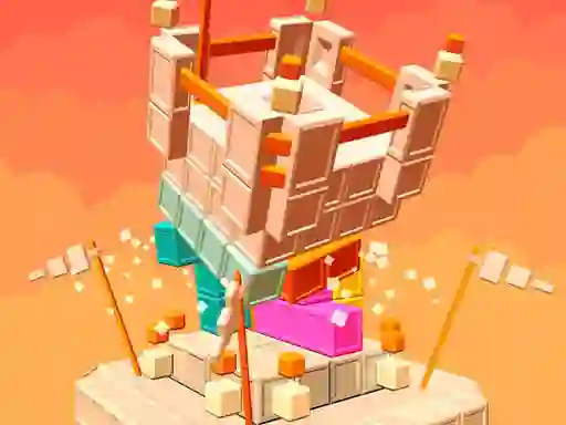 Laro Demolish Castle Puzzle online