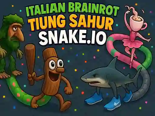 Laro Italian Brainrot Tung Sahur Snake.io online
