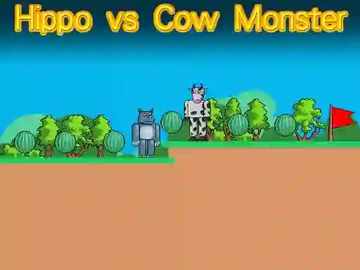 Laro Hippo vs Cow Monster online