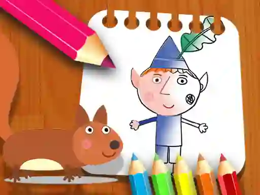 Laro Ben Hollys Coloring Book online