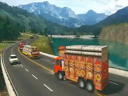 Laro Indian Cargo Truck Gwadar Port Game online