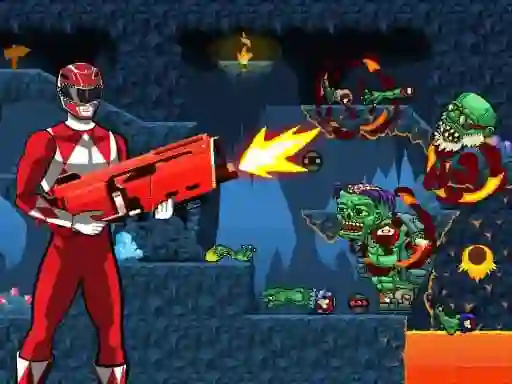 Laro Power Rangers shoot Zombie online