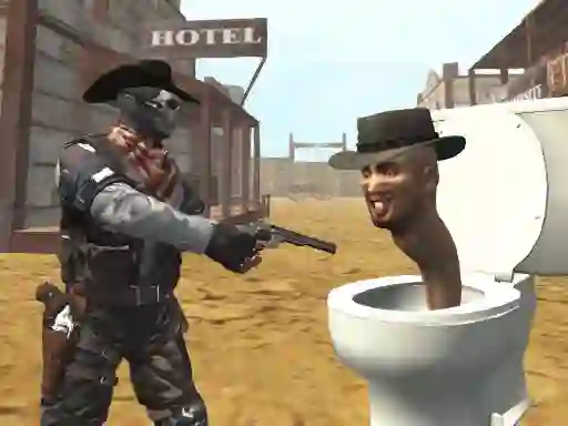 Laro Cowboy vs Skibidi Toilets online