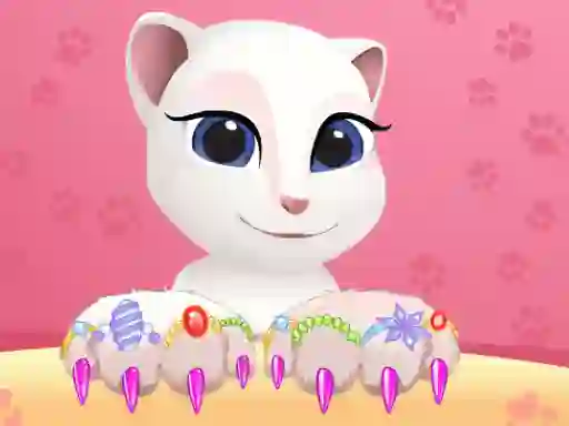 Laro Talking Tom Angela Great Manicure online
