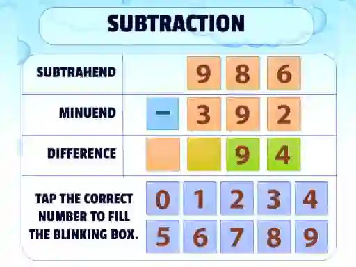 Laro Subtraction Practice online